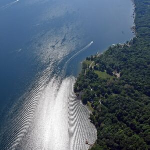 Aerial View- Cayuga & Waterfront Looking Southward